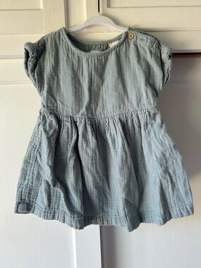 Little Planet | Organic Blue Dress, Size 9 Mo ✨